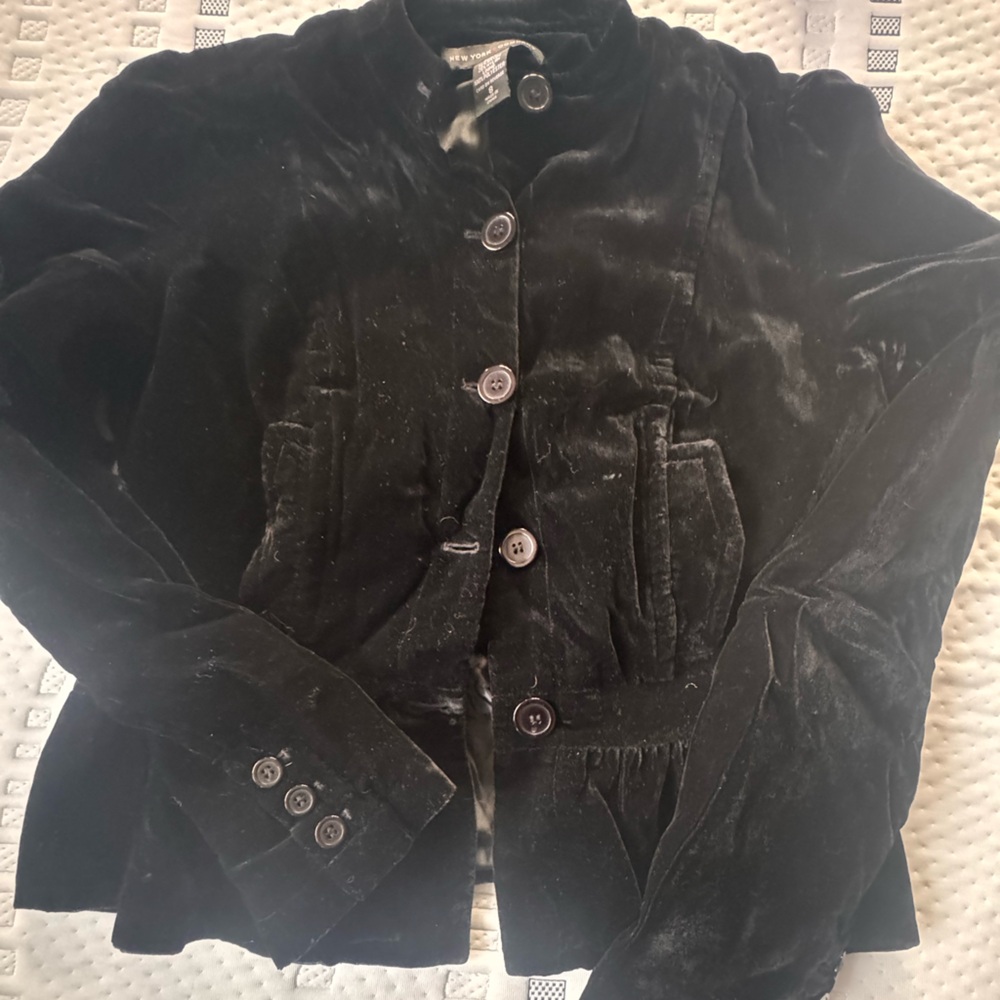 2pc Jacket size 8 Long Velvet Skirt size Sm